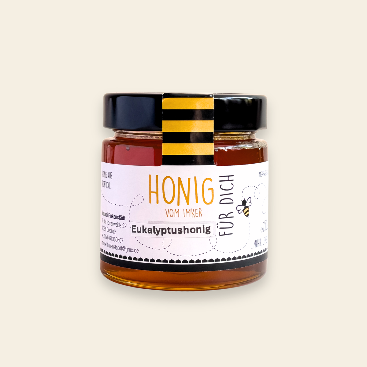 Eukalyptushonig – aromatischer Genuss aus unserer Imkerei – 250 Gramm